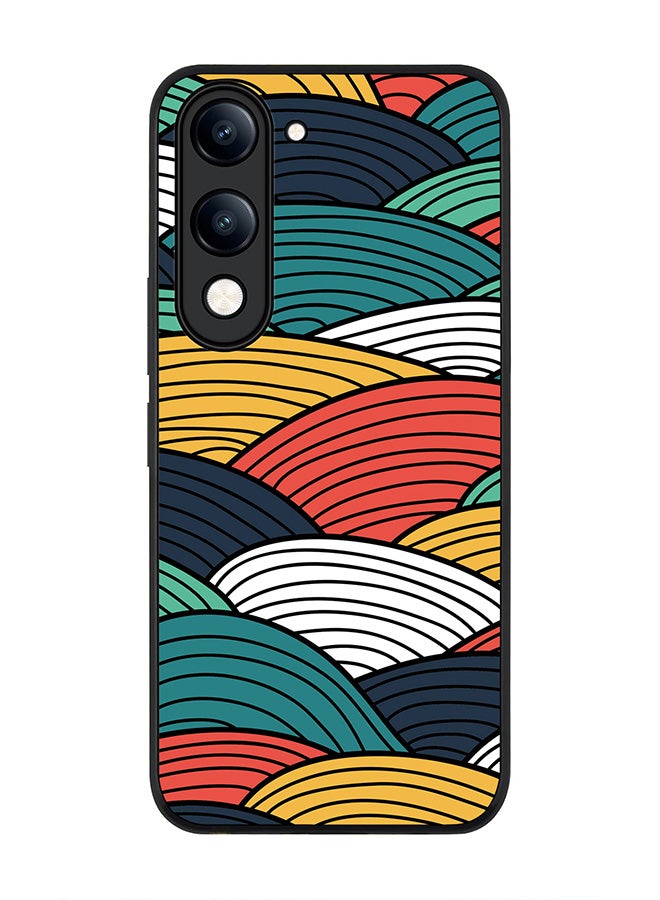 For vivo Y29s 5G / Y19s 5G Case,Slim fit Camera Protection, Shockproof Thin Phone cover  - Woven Colors